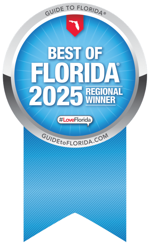 Best of Florida 2025 Regional Winner Ribbon
