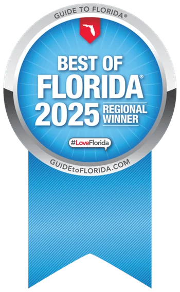 Best of Florida 2025 Regional Winner Ribbon