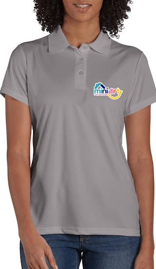 Teacher Gray Polo